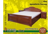 RÉKA R160Á-M cseresznyefa ágyneműtartós ágy, franciaágy