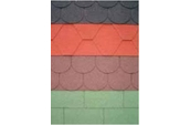 Roofbond Shingle bitumenes zsindely hexagon vörös